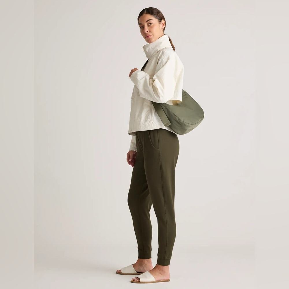 Quince Olive Green Shoulder Bag
